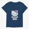 Flash Sale 🤩 Hello Kitty Kawaii Vacation Ruffles Outfit 👧 Girls T-Shirt Plus Size 💯