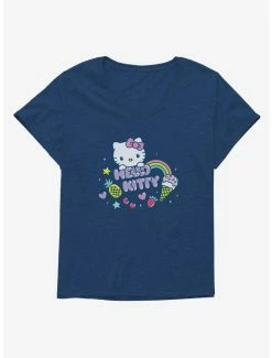 Best deal ✨ Hello Kitty Kawaii Vacation Sparkle Icon 👧 Girls T-Shirt Plus Size 👍 -Hello Kitty Sales Shop 18925407 hi