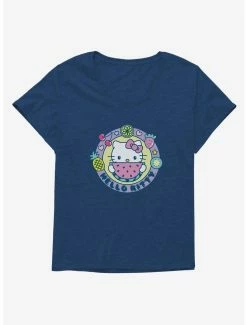 Cheapest ⭐ Hello Kitty Kawaii Vacation Watermelon Icon 👧 Girls T-Shirt Plus Size ⭐ -Hello Kitty Sales Shop 18925515 hi