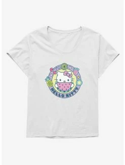 Cheapest ⭐ Hello Kitty Kawaii Vacation Watermelon Icon 👧 Girls T-Shirt Plus Size ⭐ -Hello Kitty Sales Shop 18925524 hi