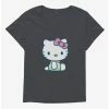 Brand new 😍 Hello Kitty Kawaii Vacation Waves Swim Outfit 👧 Girls T-Shirt Plus Size ❤️