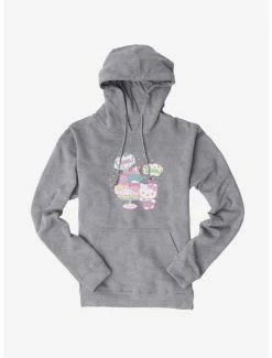 Discount 😀 Hello Kitty Kawaii Vacation Dessert Time Hoodie 🔔 -Hello Kitty Sales Shop 18925654 hi