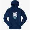 Promo 🎁 Hello Kitty Kawaii Vacation Mermaid Outfit Hoodie 😀