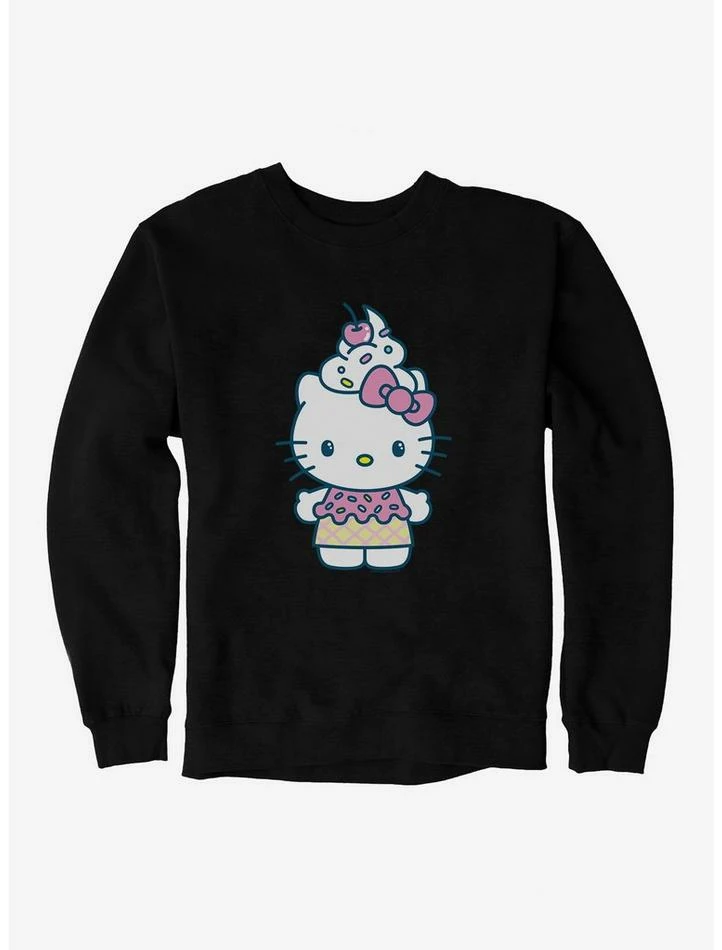 Hot Sale 🎉 Hello Kitty Kawaii Vacation Ice Cream Outfit Sweatshirt 👏 3 Hot Sale 🎉 Hello Kitty Kawaii Vacation Ice Cream Outfit Sweatshirt 👏 - Image 3