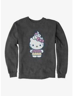 Hot Sale 🎉 Hello Kitty Kawaii Vacation Ice Cream Outfit Sweatshirt 👏