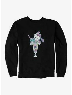 Cheap 😉 Hello Kitty Kawaii Vacation Milkshake Dreams Sweatshirt 🧨