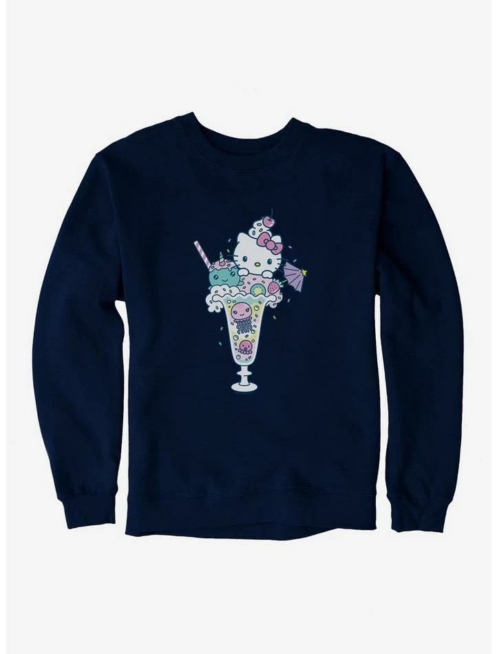 Cheap ๐ Hello Kitty Kawaii Vacation Milkshake Dreams Sweatshirt ๐งจ 6 Cheap ๐ Hello Kitty Kawaii Vacation Milkshake Dreams Sweatshirt ๐งจ - Image 6