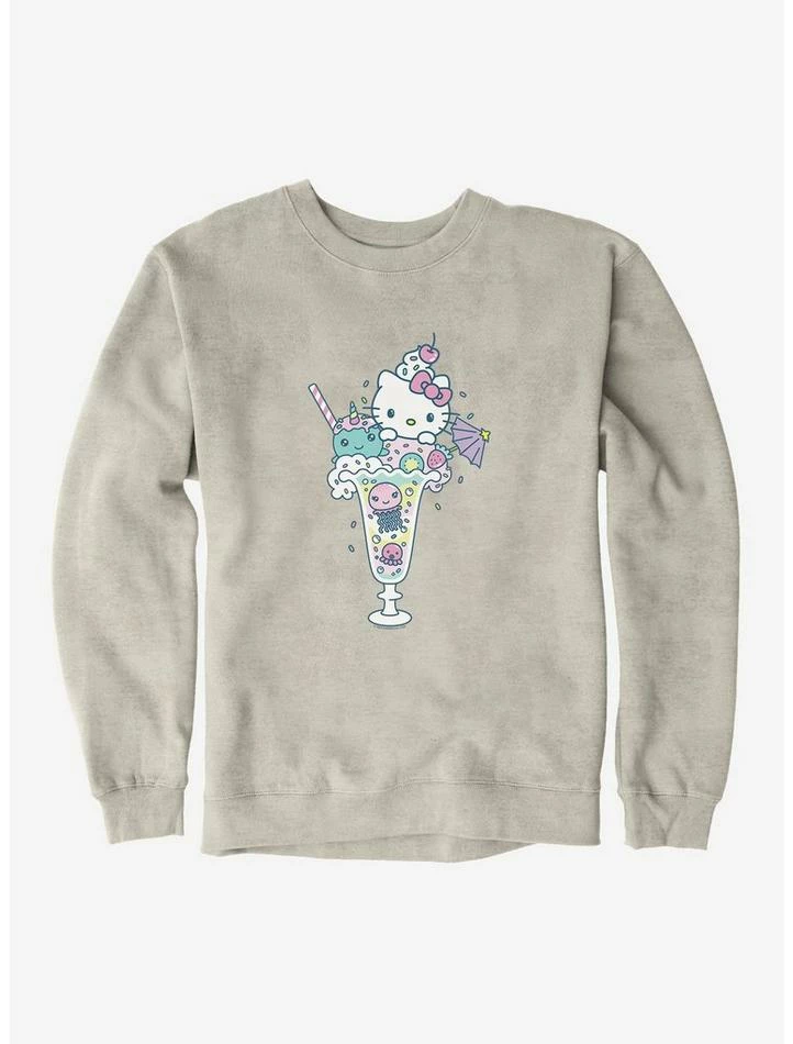 Cheap ๐ Hello Kitty Kawaii Vacation Milkshake Dreams Sweatshirt ๐งจ 5 Cheap ๐ Hello Kitty Kawaii Vacation Milkshake Dreams Sweatshirt ๐งจ - Image 5
