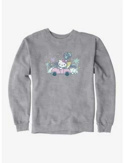 Top 10 🥰 Hello Kitty Kawaii Vacation Retro Let's Go Sweatshirt ❤️ -Hello Kitty Sales Shop 18927140 hi