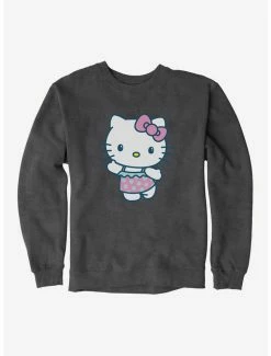 Outlet ❤️ Hello Kitty Kawaii Vacation Ruffles Swim Outfit Sweatshirt 💯 -Hello Kitty Sales Shop 18927203 hi