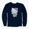 Outlet ❤️ Hello Kitty Kawaii Vacation Ruffles Swim Outfit Sweatshirt 💯