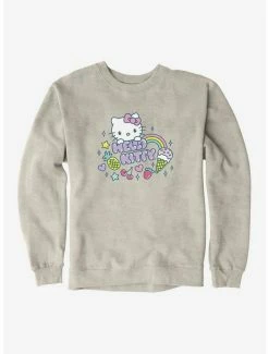 Best deal 🧨 Hello Kitty Kawaii Vacation Sparkle Icon Sweatshirt ❤️ -Hello Kitty Sales Shop 18927294 hi