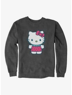 Deals 👏 Hello Kitty Kawaii Vacation Strawberry Outfit Sweatshirt ⌛ -Hello Kitty Sales Shop 18927308 hi