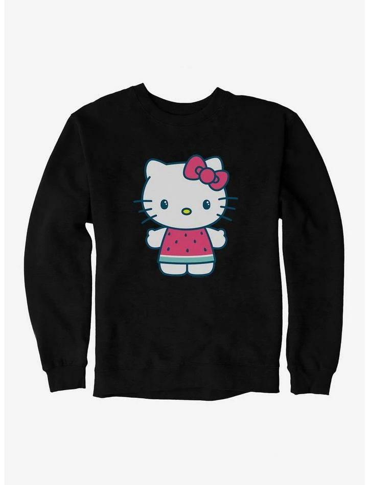 Cheap 🧨 Hello Kitty Kawaii Vacation Watermelon Outfit Sweatshirt ❤️ 5 Cheap 🧨 Hello Kitty Kawaii Vacation Watermelon Outfit Sweatshirt ❤️ - Image 5