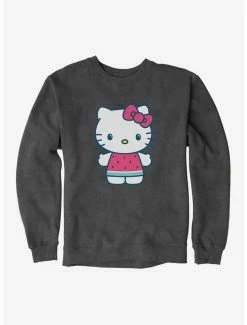 Cheap 🧨 Hello Kitty Kawaii Vacation Watermelon Outfit Sweatshirt ❤️
