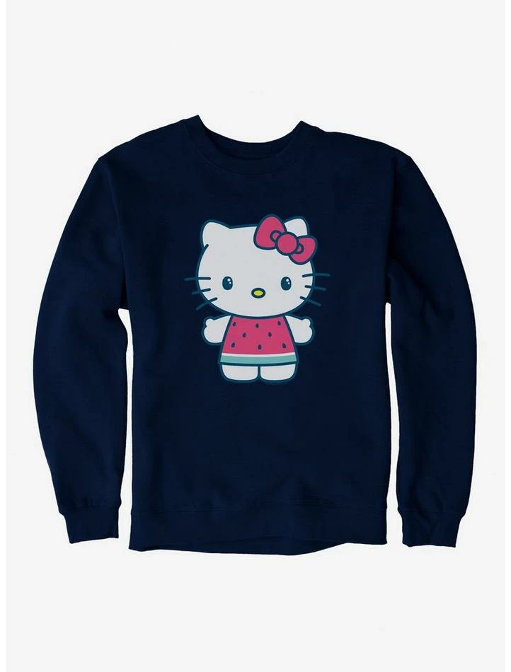 Cheap 🧨 Hello Kitty Kawaii Vacation Watermelon Outfit Sweatshirt ❤️ 6 Cheap 🧨 Hello Kitty Kawaii Vacation Watermelon Outfit Sweatshirt ❤️ - Image 6