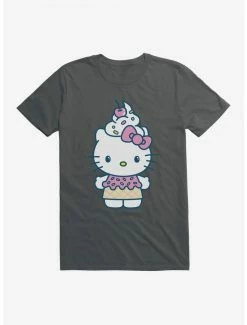 Best deal 🎉 Hello Kitty Kawaii Vacation Ice Cream Outfit T-Shirt ❤️ -Hello Kitty Sales Shop 18927780 hi