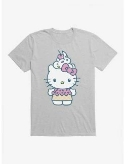 Best deal 🎉 Hello Kitty Kawaii Vacation Ice Cream Outfit T-Shirt ❤️ -Hello Kitty Sales Shop 18927798 hi