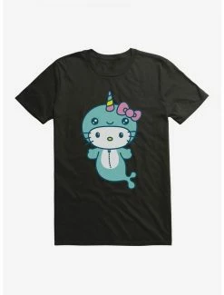Best deal 🎁 Hello Kitty Kawaii Vacation Narwhal Outfit T-Shirt 👏 -Hello Kitty Sales Shop 18928041 hi