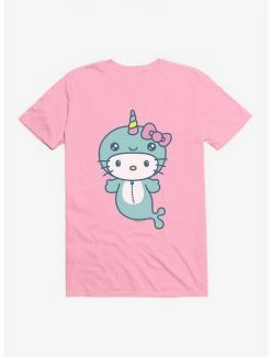 Best deal 🎁 Hello Kitty Kawaii Vacation Narwhal Outfit T-Shirt 👏 -Hello Kitty Sales Shop 18928059 hi