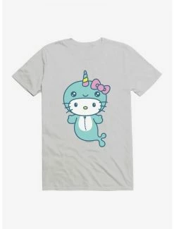 Best deal 🎁 Hello Kitty Kawaii Vacation Narwhal Outfit T-Shirt 👏 -Hello Kitty Sales Shop 18928113 hi