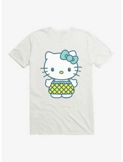 Hot Sale ✔️ Hello Kitty Kawaii Vacation Pineapple Outfit T-Shirt 🔥 -Hello Kitty Sales Shop 18928212 hi