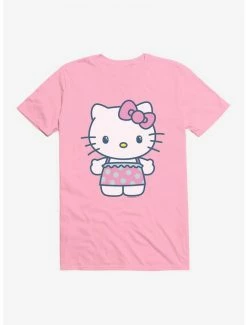 Best Pirce 😀 Hello Kitty Kawaii Vacation Ruffles Outfit T-Shirt 🔔 -Hello Kitty Sales Shop 18928329 hi