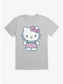 Best Pirce 😀 Hello Kitty Kawaii Vacation Ruffles Outfit T-Shirt 🔔 -Hello Kitty Sales Shop 18928338 hi
