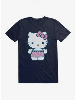 Best Pirce 😀 Hello Kitty Kawaii Vacation Ruffles Outfit T-Shirt 🔔 -Hello Kitty Sales Shop 18928365 hi