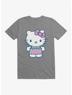 Best Pirce ๐ Hello Kitty Kawaii Vacation Ruffles Outfit T-Shirt ๐