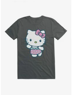 Flash Sale ⭐ Hello Kitty Kawaii Vacation Ruffles Swim Outfit T-Shirt ❤️ -Hello Kitty Sales Shop 18928410 hi