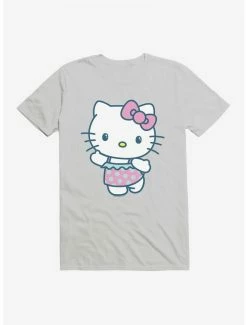 Flash Sale ⭐ Hello Kitty Kawaii Vacation Ruffles Swim Outfit T-Shirt ❤️ -Hello Kitty Sales Shop 18928473 hi