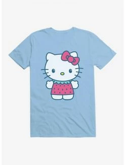 Wholesale 🌟 Hello Kitty Kawaii Vacation Strawberry Outfit T-Shirt ⭐ -Hello Kitty Sales Shop 18928536 hi