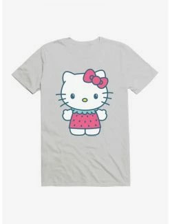 Wholesale 🌟 Hello Kitty Kawaii Vacation Strawberry Outfit T-Shirt ⭐ -Hello Kitty Sales Shop 18928563 hi