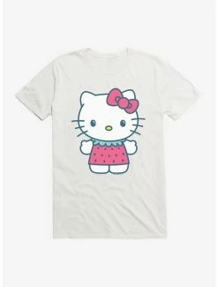 Wholesale 🌟 Hello Kitty Kawaii Vacation Strawberry Outfit T-Shirt ⭐ -Hello Kitty Sales Shop 18928572 hi