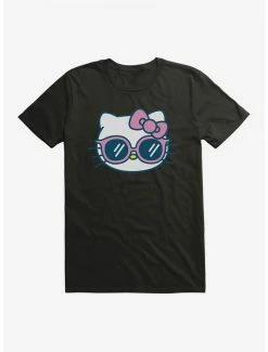 Cheapest 🎉 Hello Kitty Kawaii Vacation Sunnies T-Shirt 🎁 -Hello Kitty Sales Shop 18928581 hi