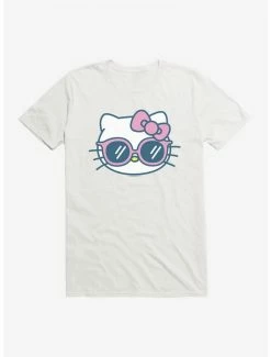 Cheapest 🎉 Hello Kitty Kawaii Vacation Sunnies T-Shirt 🎁 -Hello Kitty Sales Shop 18928662 hi
