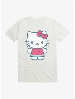 Wholesale 👏 Hello Kitty Kawaii Vacation Watermelon Outfit T-Shirt 😍 -Hello Kitty Sales Shop 18928752 hi