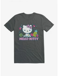 Coupon 🛒 Hello Kitty Kawaii Vacation Fruity Icon T-Shirt 🎁 -Hello Kitty Sales Shop 18929218 hi