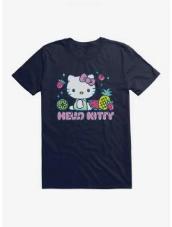 Coupon 🛒 Hello Kitty Kawaii Vacation Fruity Icon T-Shirt 🎁 -Hello Kitty Sales Shop 18929263 hi