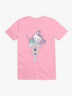 Best Pirce 😀 Hello Kitty Kawaii Vacation Milkshake Dreams T-Shirt 💯 -Hello Kitty Sales Shop 18929317 hi
