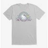 Budget 🔥 Hello Kitty Kawaii Vacation Rainbow Logo T-Shirt 🧨