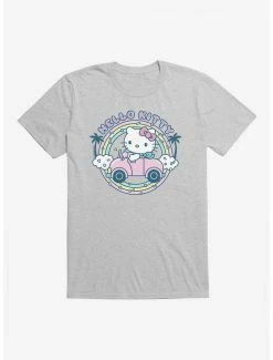 Cheapest 😀 Hello Kitty Kawaii Vacation Retro Getaway Icon T-Shirt 💯 -Hello Kitty Sales Shop 18929776 hi