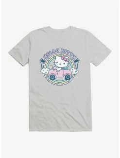 Cheapest 😀 Hello Kitty Kawaii Vacation Retro Getaway Icon T-Shirt 💯 -Hello Kitty Sales Shop 18929821 hi