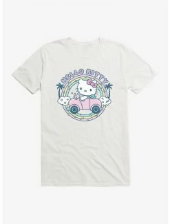 Cheapest 😀 Hello Kitty Kawaii Vacation Retro Getaway Icon T-Shirt 💯 -Hello Kitty Sales Shop 18929830 hi