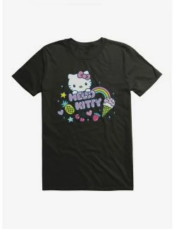 New 😉 Hello Kitty Kawaii Vacation Sparkle Icon T-Shirt ✔️ -Hello Kitty Sales Shop 18930019 hi