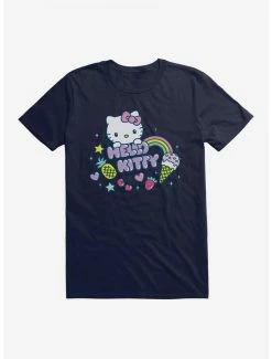 New 😉 Hello Kitty Kawaii Vacation Sparkle Icon T-Shirt ✔️ -Hello Kitty Sales Shop 18930073 hi
