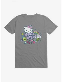 New 😉 Hello Kitty Kawaii Vacation Sparkle Icon T-Shirt ✔️ -Hello Kitty Sales Shop 18930082 hi