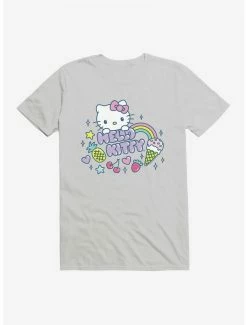New 😉 Hello Kitty Kawaii Vacation Sparkle Icon T-Shirt ✔️ -Hello Kitty Sales Shop 18930091 hi