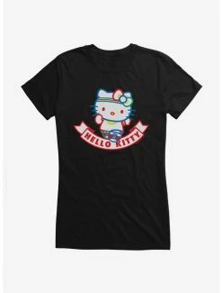 Budget 🤩 Hello Kitty Color Sports 👧 Girls T-Shirt 🛒